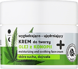 Düfte, Parfümerie und Kosmetik Glättende und straffende Gesichtscreme mit Hanföl - Ideepharm Bio Natural Cream