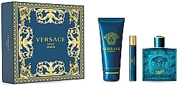 Versace Eros Parfum - Duftset (Eau de Parfum 100ml + Eau de Parfum Mini 10ml + Duschgel 150ml)  — Bild N1