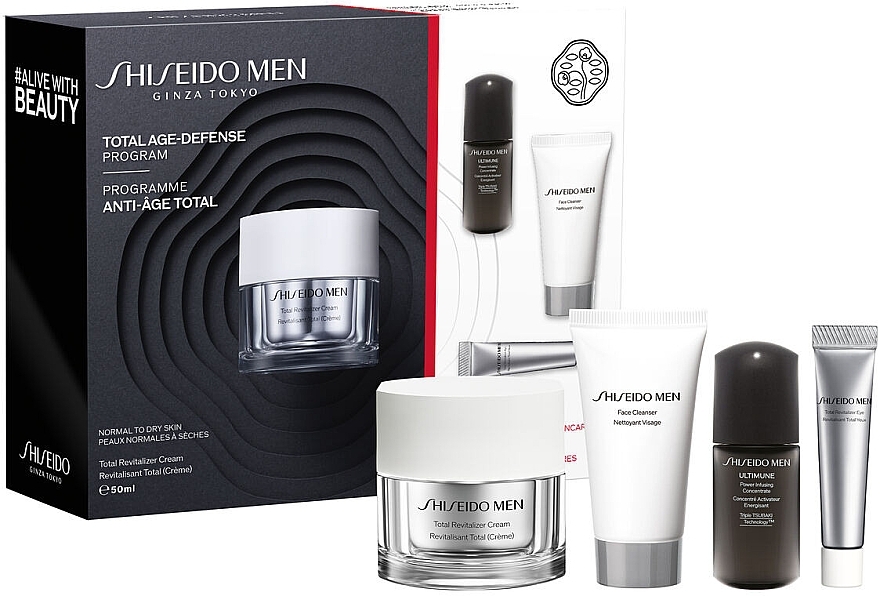 Set 4 St. - Shiseido Men Ritual Total Age-Defense  — Bild N1