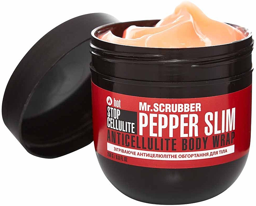 Wärmende Anti-Cellulite Körperpackung - Mr.Scrubber Hot Stop Cellulite Pepper Slim Anticellulite Body Wrap — Bild N1