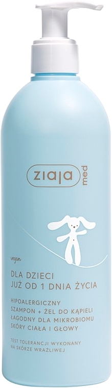 Hypoallergenes Körper- und Haarwaschgel für Babys - Ziaja Med — Bild N1