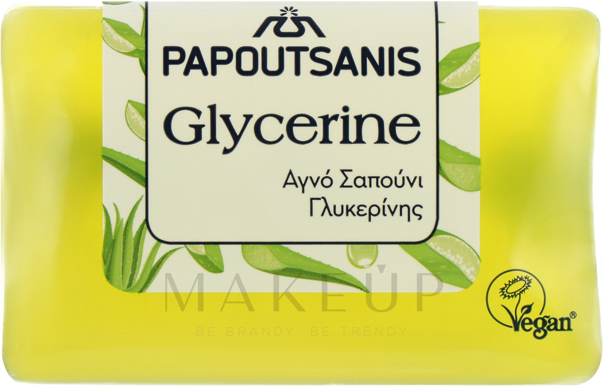 Tonisierende Glyzerinseife mit Aloeduft - Papoutsanis Glycerine Soap — Bild 125 g