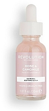 Düfte, Parfümerie und Kosmetik Beruhigendes Gesichtsserum mit Rosen- und Kamillenextrakt - Revolution Skincare Rose And Chamomile Serum