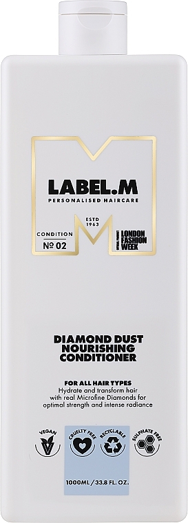 Pflegende Haarspülung - Label.m Diamond Dust Nourishing Conditioner — Bild N1