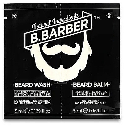 Set - B.Barber Beard (beard/wash/5ml + beard/balm/5ml) — Bild N1