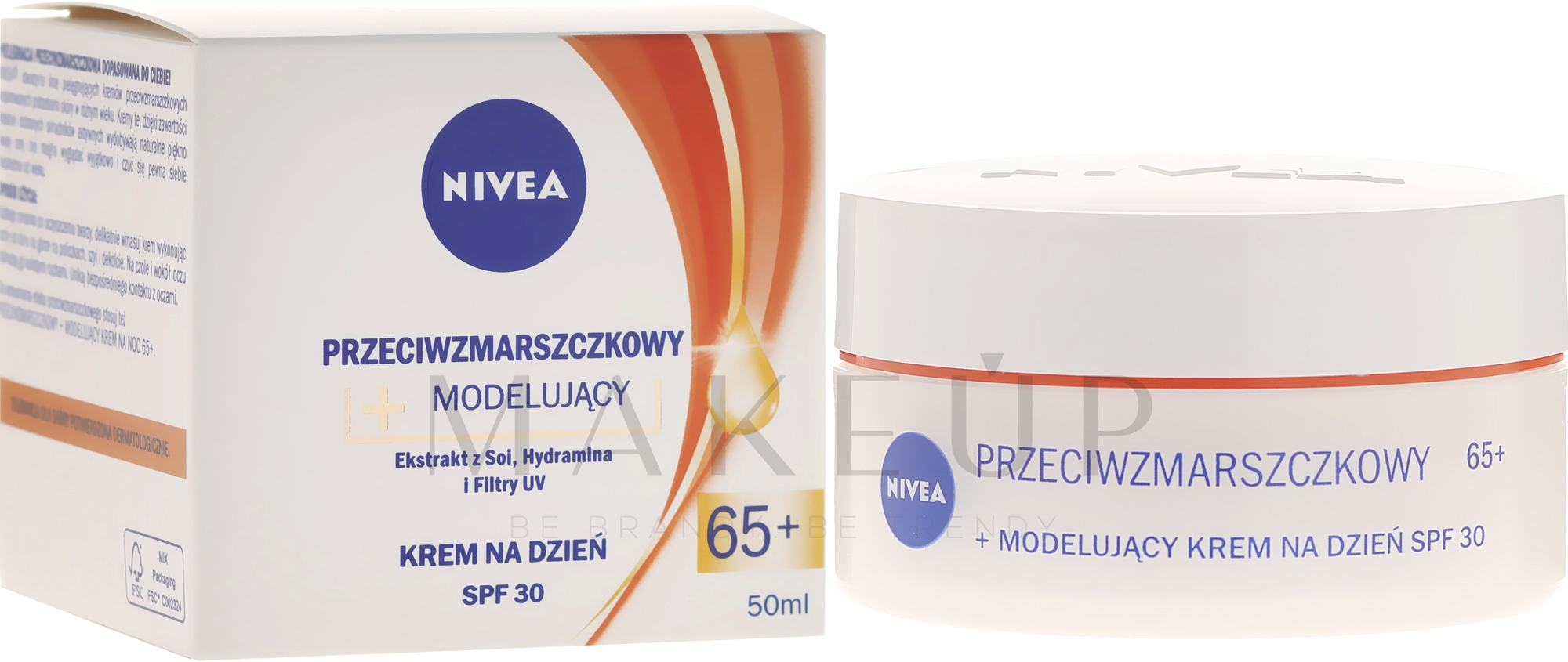 Tägliche Anti-Falten-Modelliercreme 65+ - NIVEA Anti-Wrinkle Day Cream 65+ — Bild 50 ml