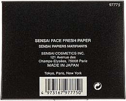 Mattierende Gesichtstücher - Sensai Face Fresh Paper — Bild N2