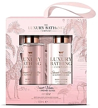 Set - Grace Cole The Luxury Bathing Sweet Vanilla & Almont Glaze Set (sh/gel/100ml + b/lot/100ml) — Bild N1