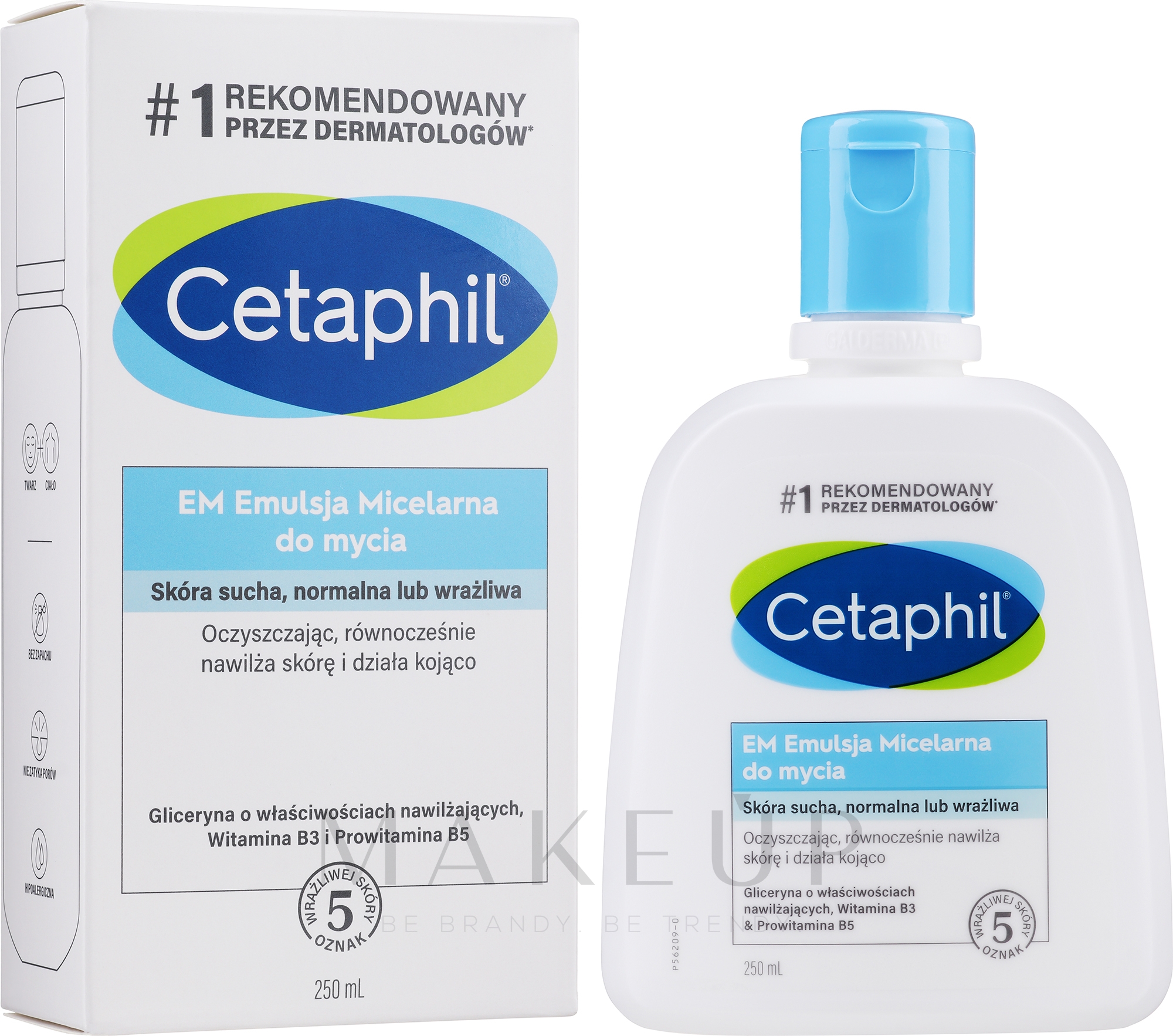 Reinigende Mizellenemulsion für Gesicht und Körper - Cetaphil Gentle Skin Cleanser High Tolerance — Foto 250 ml