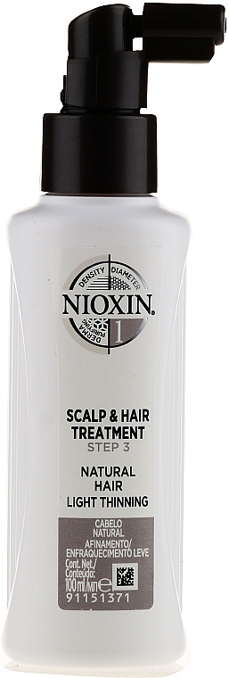 Haarpflegeset - Nioxin Hair System 1 Kit (Shampoo 300ml + Conditioner 300ml + Haarmaske 100ml) — Bild N4