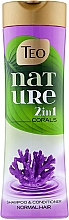 Shampoo-Conditioner für alle Haartypen - Teo Nature 2in1 Shampoo & Conditioner Corals — Bild N1