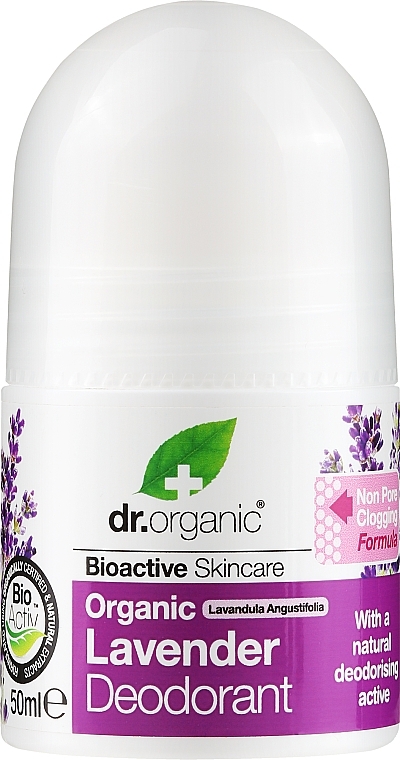 Deo Roll-on Lavendel - Dr. Organic Bioactive Skincare Lavender Deodorant — Bild N1