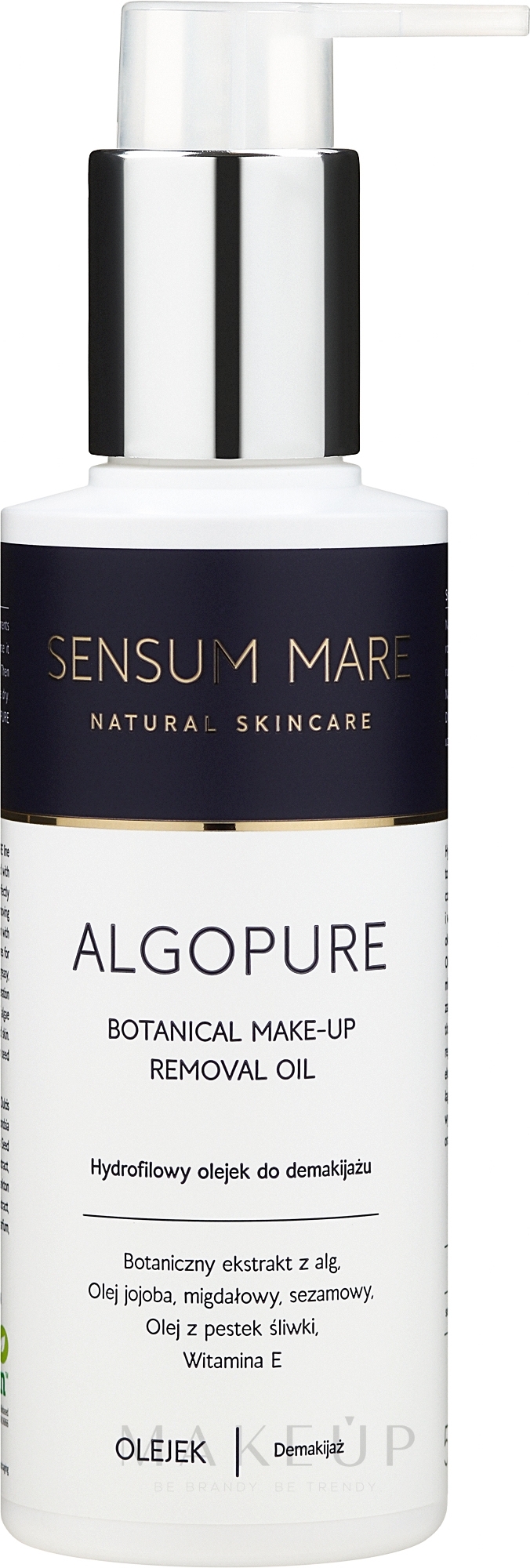 Hydrophiles Make-up-Entferneröl - Sensum Mare Algopure otanical Make-Up Removal Oil — Bild 150 ml