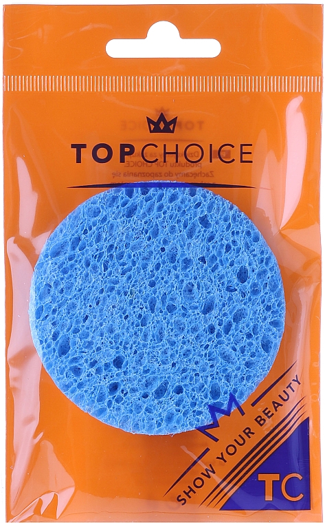 Abschminkschwamm aus Cellulose 6470 blau - Top Choice — Bild N1
