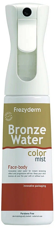 Selbstbräunungsnebel für Gesicht und Körper - Frezyderm Bronze Water Color Mist Face & Body — Bild N1