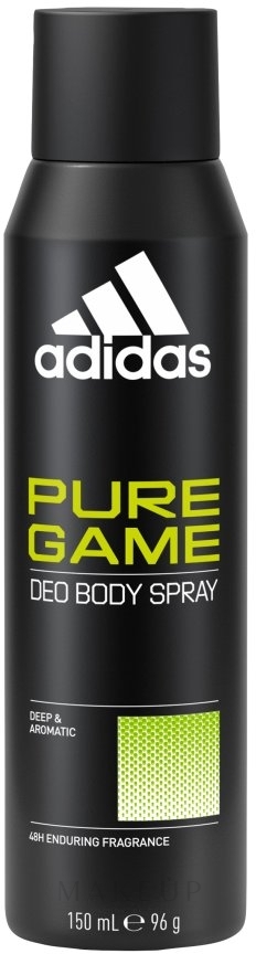 Adidas Pure Game Deo Body Spray 48H - Deospray — Bild 150 ml