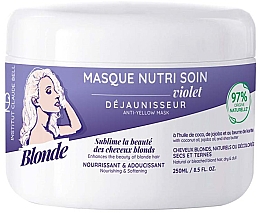Düfte, Parfümerie und Kosmetik Haarmaske - Institut Claude Bell Blonde Nourishing & Softening Violet Mask