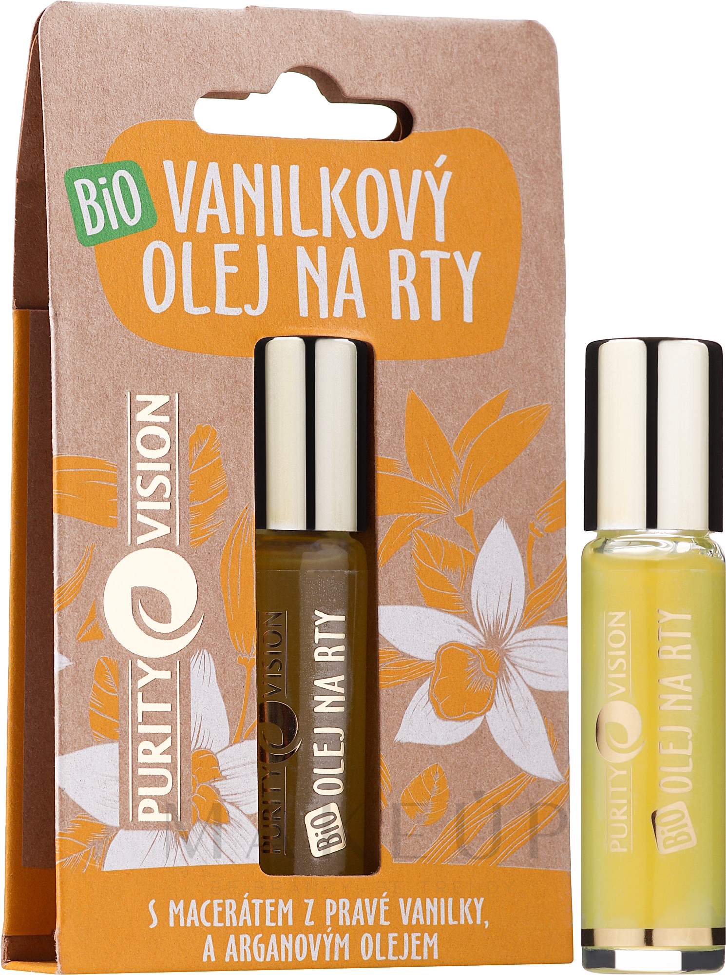 Lippenöl Vanille - Purity Vision Bio Vanilla Lip Oil — Bild 10 ml