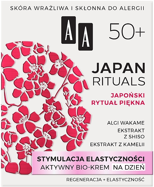 Aktive Bio-Tagescreme für eine elastische Haut 50+ - AA Japan Rituals 50+