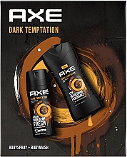 Düfte, Parfümerie und Kosmetik Axe Dark Temptation - Körperpflegeset (Deospray 150ml + Duschgel 250ml)