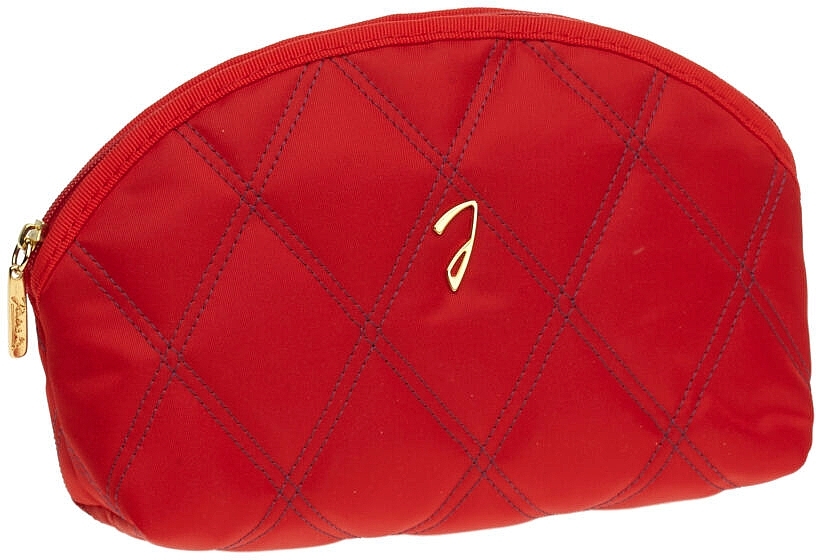 Kosmetiktasche für Damen rot - Janeke Small Quilted Red Pouch Empty Cod — Bild N1