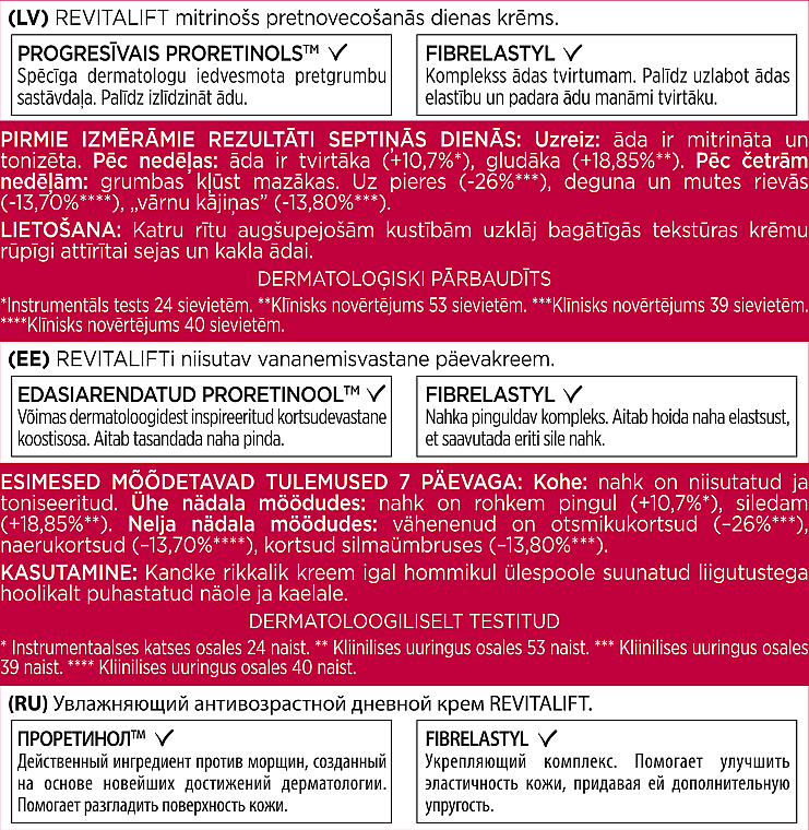 Anti-Falten Tagescreme mit Elastin - L'Oreal Paris Revitalift Anti-Wrinkle + Strongly Firming Day Cream — Bild N6