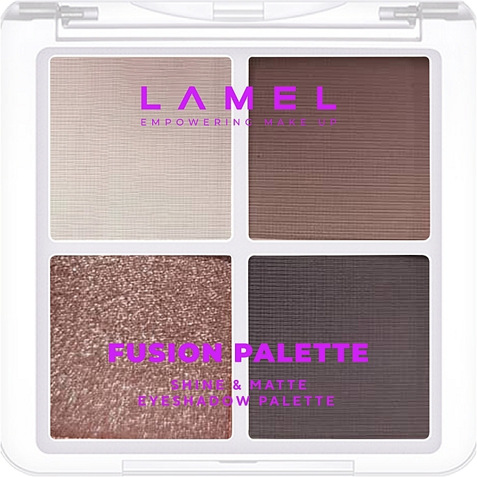 Lidschatten-Palette - LAMEL Make Up Fusion Palette Eyeshadow — Bild N1