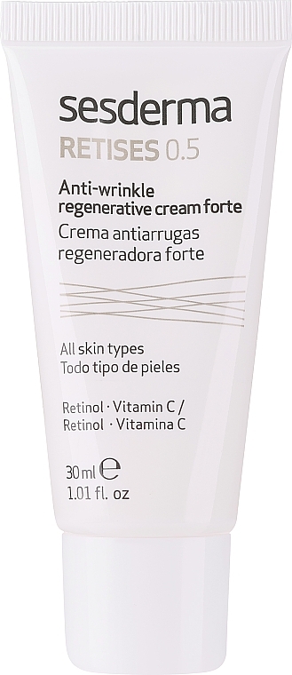 Regenerierende Anti-Falten Gesichtscreme mit Retinol und Vitamin C - SesDerma Laboratories Retises 0.50% Antiwrinkle Regenerative Cream Forte — Bild N1