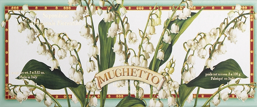 Seifenset Maiglöckchen - Saponificio Artigianale Fiorentino Lily Of The Valley Soap — Bild N1