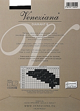 Strumpfhose für Damen Diamant 8 Den nero - Veneziana — Bild N3