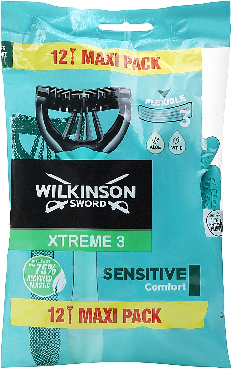 Einwegrasierer-Set - Wilkinson Sword Xtreme 3 Pure Sensitive — Bild N1