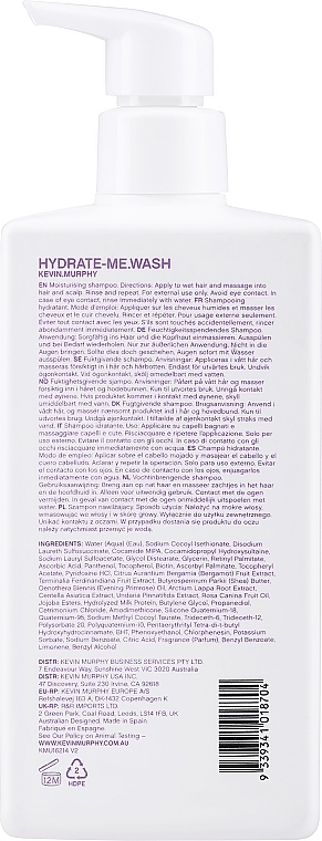 Intensiv feuchtigkeitsspendendes Shampoo - Kevin Murphy Hydrate-Me Wash Shampoo — Bild N4