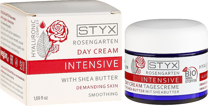 Glättende Tagescreme mit Sheabutter für anspruchsvolle Haut - Styx Naturcosmetic Rose Garden Intensive Day Cream — Bild N2