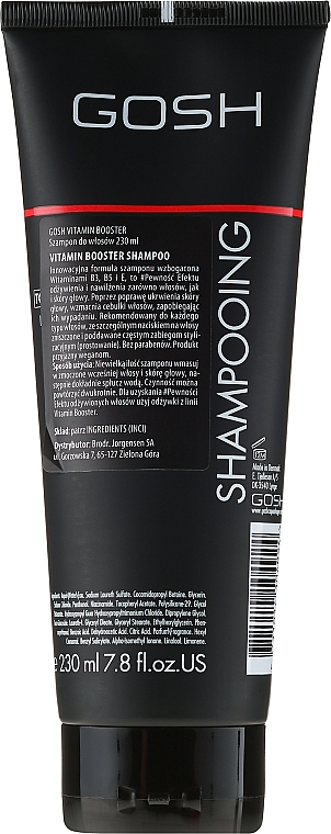 Nährendes Shampoo für strapaziertes Haar mit Vitaminen - Gosh Vitamin Booster — Bild N2