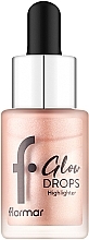 Highlighter-Puder - Flomar Glow Drops Highlighter  — Bild N1