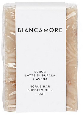Peelingseife - Biancamore Scrub Bar Buffalo Milk And Oat — Bild N1