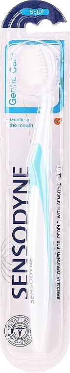 Zahnbürste, weich, blau - Sensodyne Gentle Care Soft Toothbrus — Bild N1