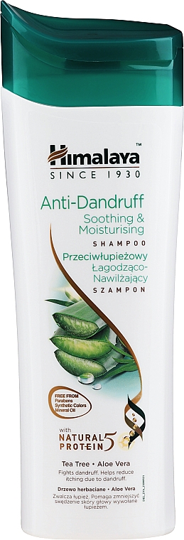 Feuchtigkeitsspendendes und beruhigendes Shampoo gegen Schuppen - Himalaya Herbals Anti-Dandruff Shampoo — Bild N1