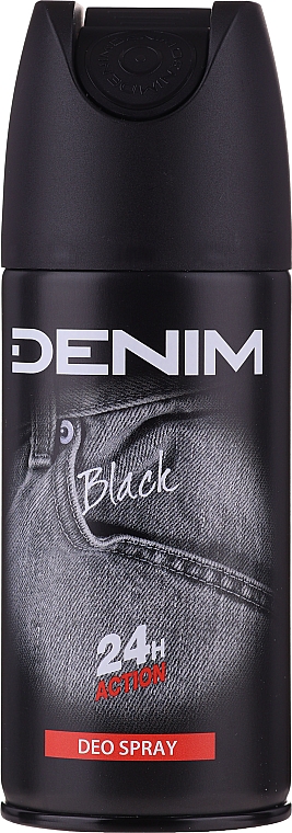 Denim Black - Kosmetikset (After Shave Lotion 100ml + Deospray 150ml + Duschgel 250ml) — Bild N4