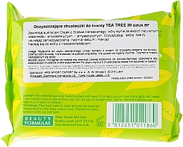 Gesichtsreinigungstücher 30 St. - Beauty Formulas Tea Tree Cleansing Wipes — Foto N2
