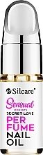 Parfümiertes Nagel- und Nagelhautöl Secret Love - Silcare Perfumed Cuticle and Nail Oil — Bild N1