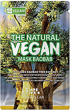 Pflegende und feuchtigkeitsspendende Tuchmaske für das Gesicht mit Baobab - She’s Lab The Natural Vegan Mask Baobab — Bild N1
