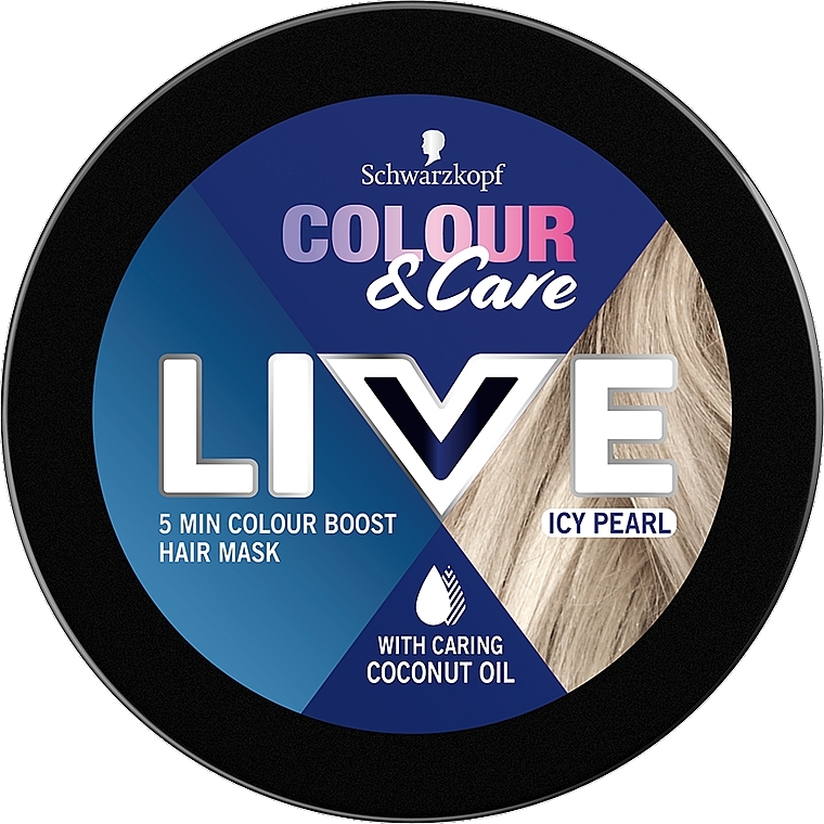 Semipermanente 5-Minuten-Haarmaske - Schwarzkopf Live Colour & Care 5 Minute Hair Mask — Bild N3