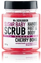 Zuckerpeeling für den Körper Cherry Bomb - Mr.Scrubber Shugar Baby Hands Feet & Body Scrub — Bild N1