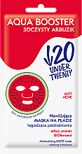 Düfte, Parfümerie und Kosmetik Feuchtigkeitsspendende und beruhigende Anti-Akne Tuchmaske gegen Reizungen - Under Twenty Anti Acne Aqua Booster Juicy Watermelon Face Mask