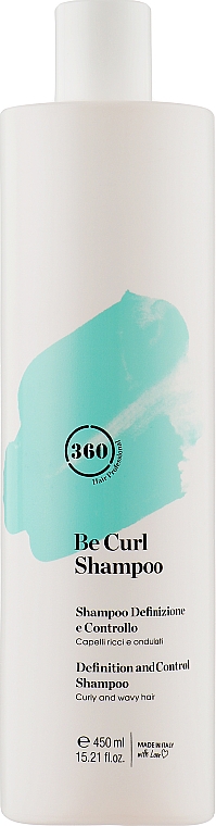 Entwirrendes Shampoo für lockiges und gewelltes Haar - 360 Be Curl Shampoo — Bild N1