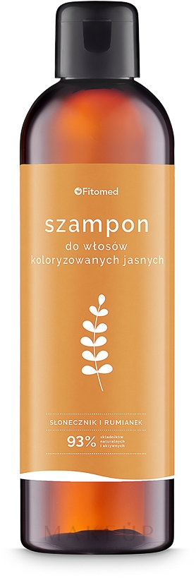 Shampoo für blondes Haar mit Kamille und Sonnenblume - Fitomed Herbal Shampoo — Bild 250 g