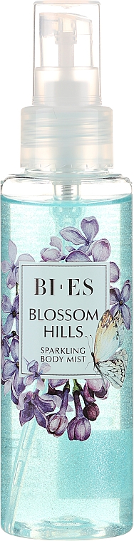Bi-es Blossom Hills Sparkling Body Mist - Parfümierter Körpernebel mit lichtstreuenden Partikeln