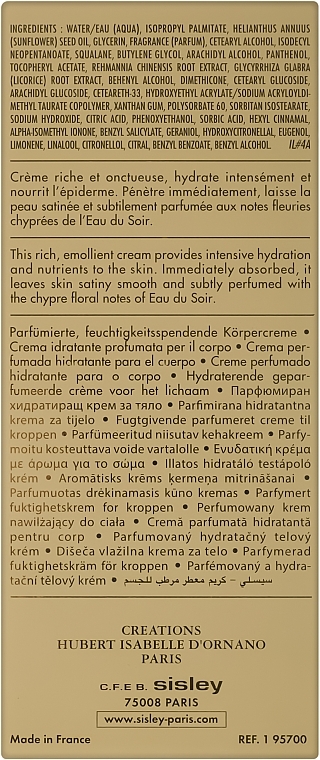 Sisley Eau du Soir - Feuchtigkeitsspendende parfümierte Körpercreme — Bild N3