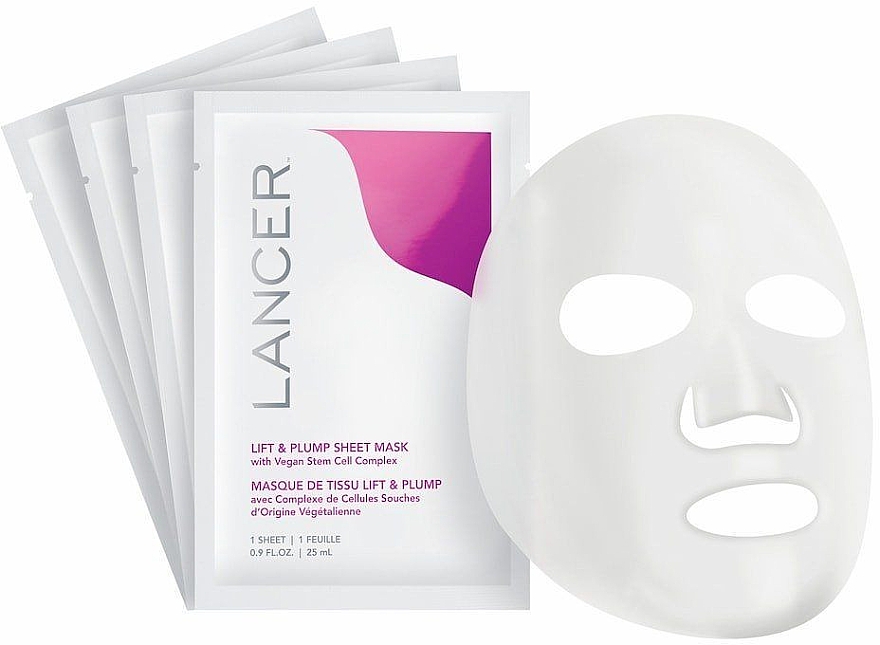 Tuchmaske für das Gesicht mit Lifting-Effekt - Lancer Lift & Plump Sheet Mask — Bild N3